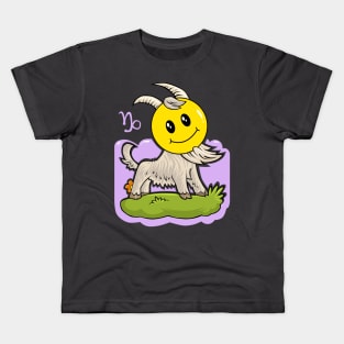 Smiley Capricorn Kids T-Shirt